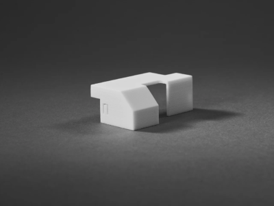 Trivion Abdeckung für Elektronikgehäuse aus dem 3D Drucker, SLS Verfahren