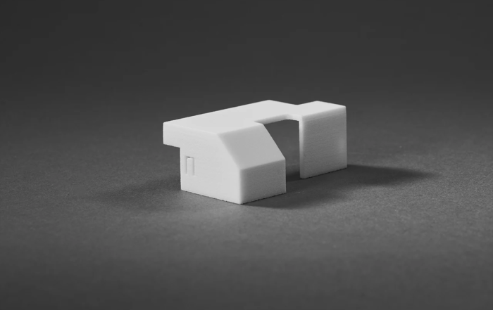 Trivion Abdeckung für Elektronikgehäuse aus dem 3D Drucker, SLS Verfahren