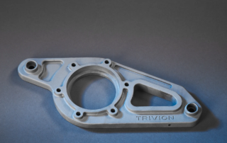Trivion Referenz Motoflansch im SLM Druck